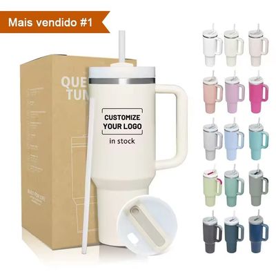 Zakelijk cadeau 40oz Custom Stanley roestvrij staal reis mok Tumbler met handvat in elke kleur