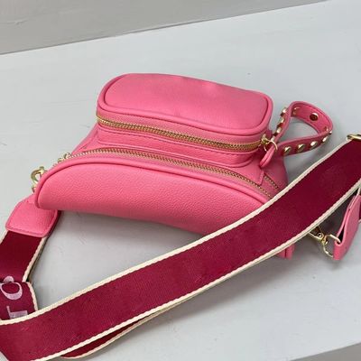 Single Handle Vintage Leather Crossbody Waist Bag voor vrouwen Camera Shoulder Handtassen