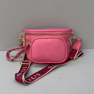 Single Handle Vintage Leather Crossbody Waist Bag voor vrouwen Camera Shoulder Handtassen