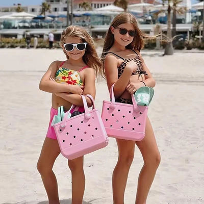 Soft Bag Fashion Style Trendy Niche Messenger EVA Hole Hollow Beach Bag voor kinderen