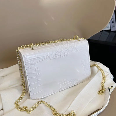 2022 Stijlvolle dames boodschappenzakjes met knop sluiting en kralen decor in 7 elegante kleuren