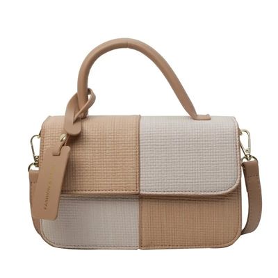 Stijlvolle dames strand handtassen grote capaciteit pvc tas met rits en twee riemen