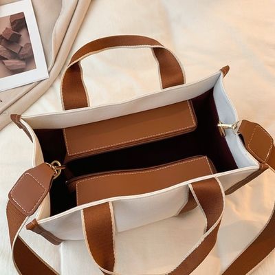 Hoofdmateriaal PU GHJ-31 Handtassen voor vrouwen met bewegingsdetectie en gestreept ontwerp