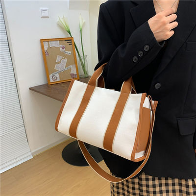 Hoofdmateriaal PU GHJ-31 Handtassen voor vrouwen met bewegingsdetectie en gestreept ontwerp