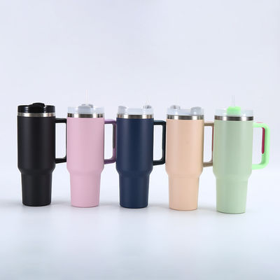 40oz roestvrij staal tumbler geïsoleerde reisbeker voor warme en koude dranken onderweg