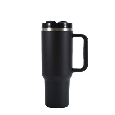 40oz roestvrij staal tumbler geïsoleerde reisbeker voor warme en koude dranken onderweg