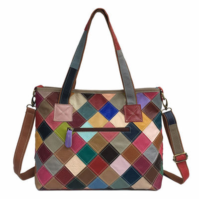Custom dames handtassen Tote tassen Designer Vintage lederen tas voor boheemse stijl