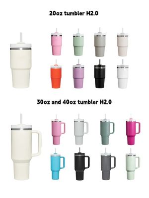 Back to School moet-hebben Custom 40oz Adventure Travel Koffiebeker met Handle Tumbler
