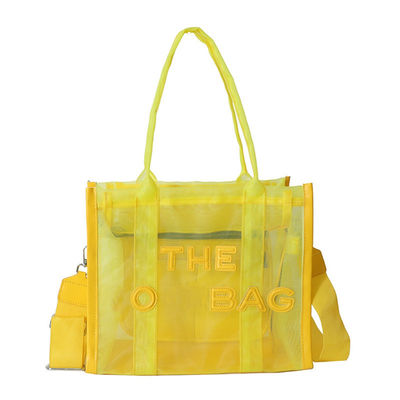 Stylish All Seasons Clear PVC Transparent Designer Grote capaciteit Crossbody Tote Bag