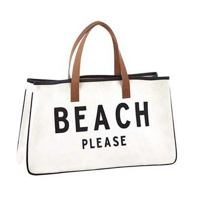 Herbruikbare Canvas Grocery Shopping Tote Bag in biologisch katoen met letterprint