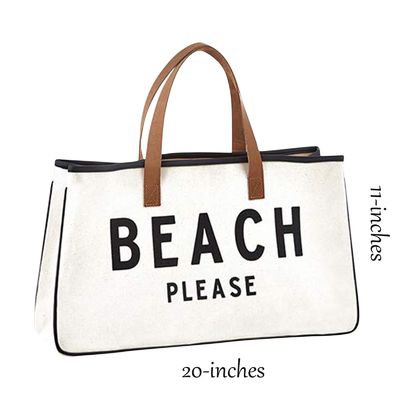 Herbruikbare Canvas Grocery Shopping Tote Bag in biologisch katoen met letterprint