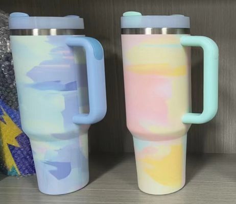 40oz Travel Mug H2.0 Tumbler Dubbelwand Vacuum Geïsoleerd roestvrij staal in 2024