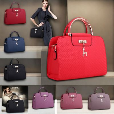Vrouwen Custom Logo Leer Crossbody Mode Handtas met grote capaciteit en lage MOQ