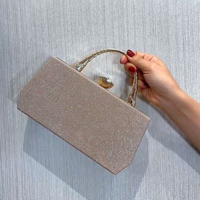Vintage Style Hasp Vrouwen Handtas versierd met Designer Highlight Sequins Leer Trend