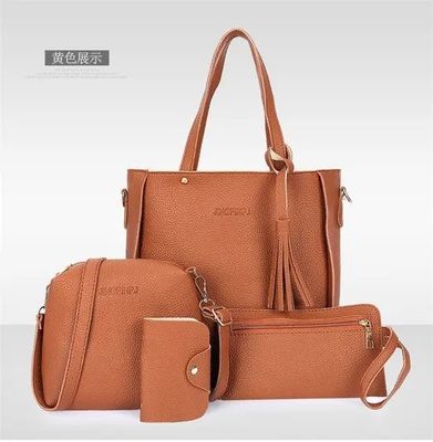 NATIONAL Style Unisex PU Leer Crossbody Tas met grote capaciteit en Lychee Patroon