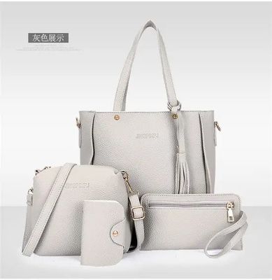 NATIONAL Style Unisex PU Leer Crossbody Tas met grote capaciteit en Lychee Patroon