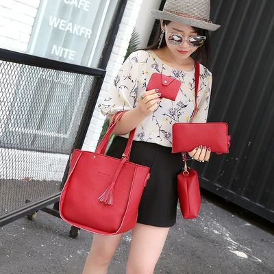 NATIONAL Style Unisex PU Leer Crossbody Tas met grote capaciteit en Lychee Patroon