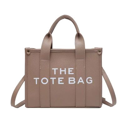 Bruin Absolute Garantie Vrouwelijke Sling Shoulder Bags Solid Color Dames Tote Bag Voor Vrouwen Trendige Stylische Handtas