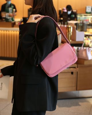 PU leer polyester Luxe grote merk dames schoudertassen Handtas Designer tas