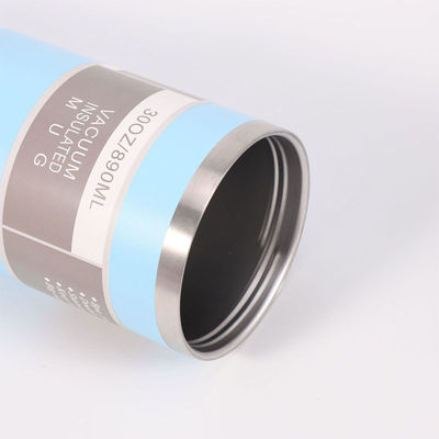 Straw Custom Roestvrij staal 30 oz Geïsoleerde Thermos Cup voor het houden van dranken koud en warm