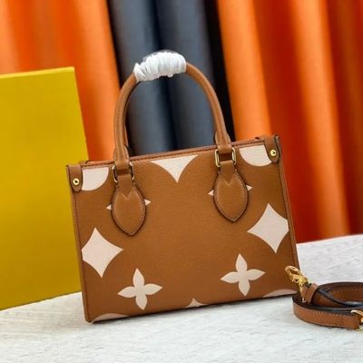 Slip-on sluiting dames handtas met echt leer en robuust hard leer ontwerp