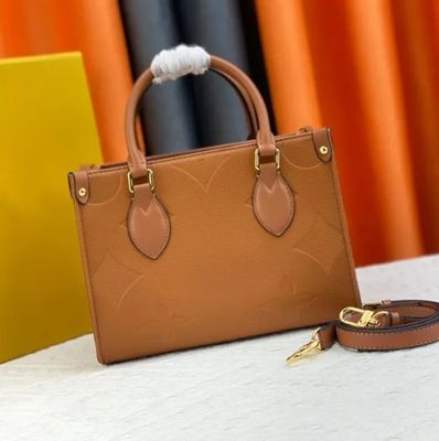 Slip-on sluiting dames handtas met echt leer en robuust hard leer ontwerp