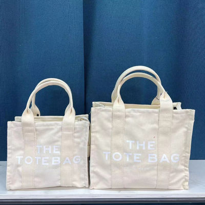 Open sluiting Grote capaciteit Luxe Schouder Canvas Boodschapper Handtassen Tote Bag voor vrouwen in 11 kleuren