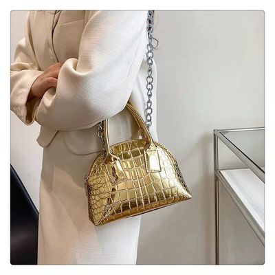 Highlight Sequins Lederen Trending Kleine Tassen Mode Vrouwentas voor speciale gelegenheden