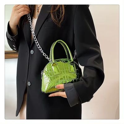 Highlight Sequins Lederen Trending Kleine Tassen Mode Vrouwentas voor speciale gelegenheden