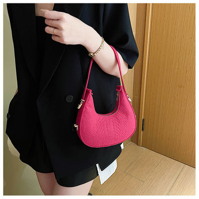Hoofdmateriaal Felt 2023 Alligator-Pattern PU Leather Crossbody Hobo Bag voor vrouwen