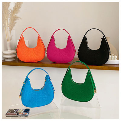 Hoofdmateriaal Felt 2023 Alligator-Pattern PU Leather Crossbody Hobo Bag voor vrouwen