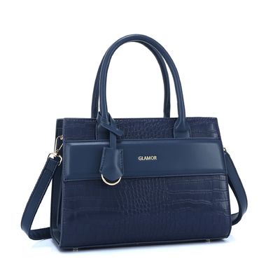 GLAMOR 2024 Dames Tassen Dames Handtas Set met geometrisch patroon en PU leer