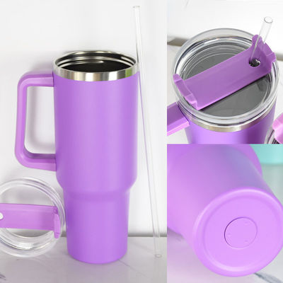 Gepersonaliseerde Koffie Thee Bier Water Tumbler Cup met Handle Straw Lid Leopard gegraveerd ontwerp