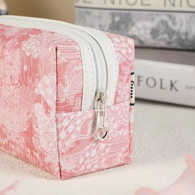 Tools Storage Eco Burlap Make-up Bag Letter Printed Bolsa De Make-up voor vrouwen Tassen