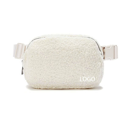 Luxe Plush Crossbody Fanny Pack Handtassen Modieus Handtas Brief Patroon Type