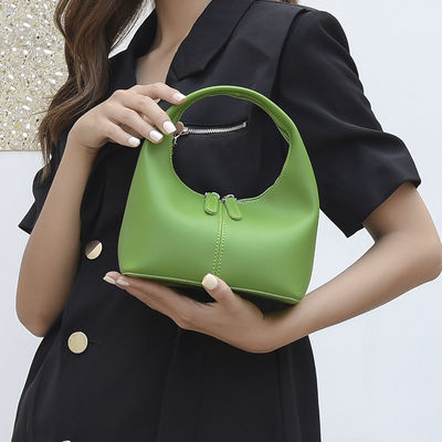 Horizontale vierkant Classic Candy Color PU Leather Hobo Bag voor vrouwen chic stijl