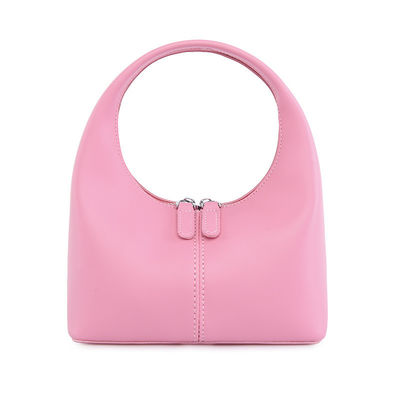 Horizontale vierkant Classic Candy Color PU Leather Hobo Bag voor vrouwen chic stijl