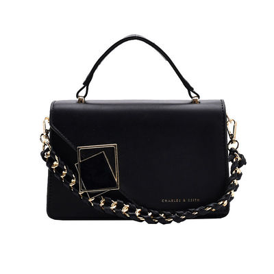 Vrouwen Casual Handtassen PU Leer Polyester Geborduurde Design Een-Schaal Crossbody Tas