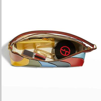 Lange streep mode trends nieuwste elegante dames schoudertassen met slot decoratie