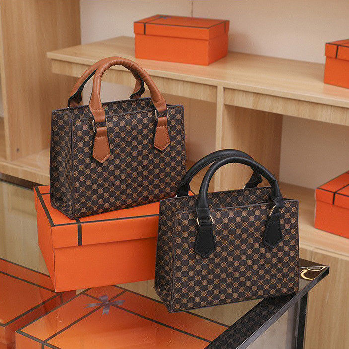 PU leer luxe dames handtas set Tote boodschapper tas en elegante schoudertas