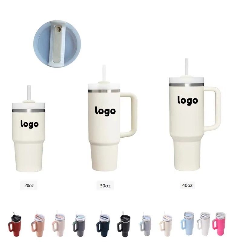 Back to School moet-hebben Custom 40oz Adventure Travel Koffiebeker met Handle Tumbler