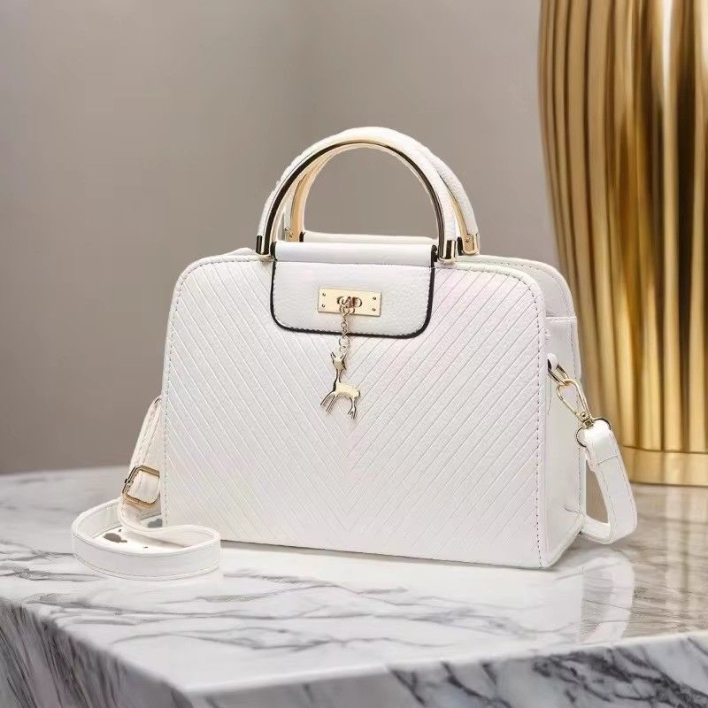 Vrouwen Custom Logo Leer Crossbody Mode Handtas met grote capaciteit en lage MOQ