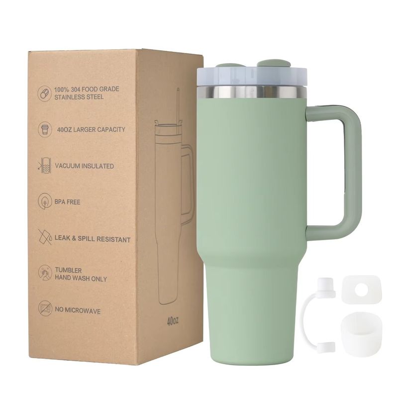 40 oz waterbeker met handvat voor volwassenen Outdoor Tour Business cadeautjes