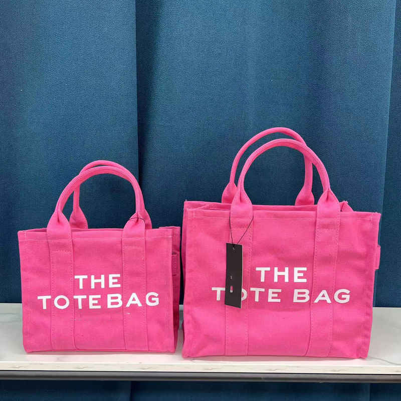 Open sluiting Grote capaciteit Luxe Schouder Canvas Boodschapper Handtassen Tote Bag voor vrouwen in 11 kleuren